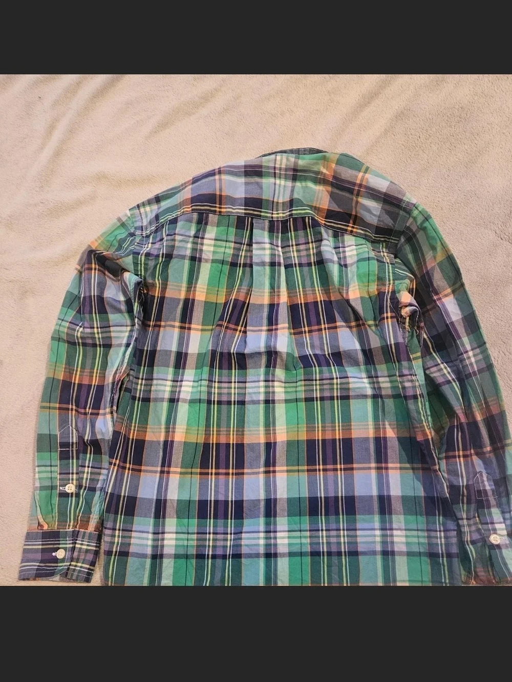 Ralph Lauren Multicolor Plaid Button-Down Shirt - Green, Blue, Purple